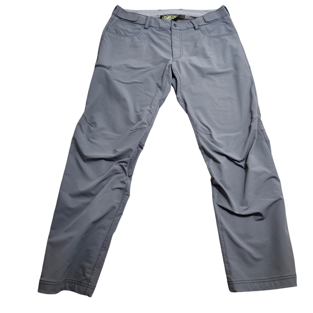 Klim Transition Pant Mens Size L Gray Technical Midlayer Activewear Pockets *